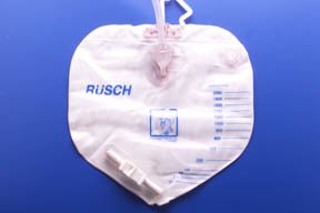 Teleflex LLC-390000 Urinary Drain Bag Rusch Premium Anti-Reflux Valve Sterile 2000 mL Vinyl