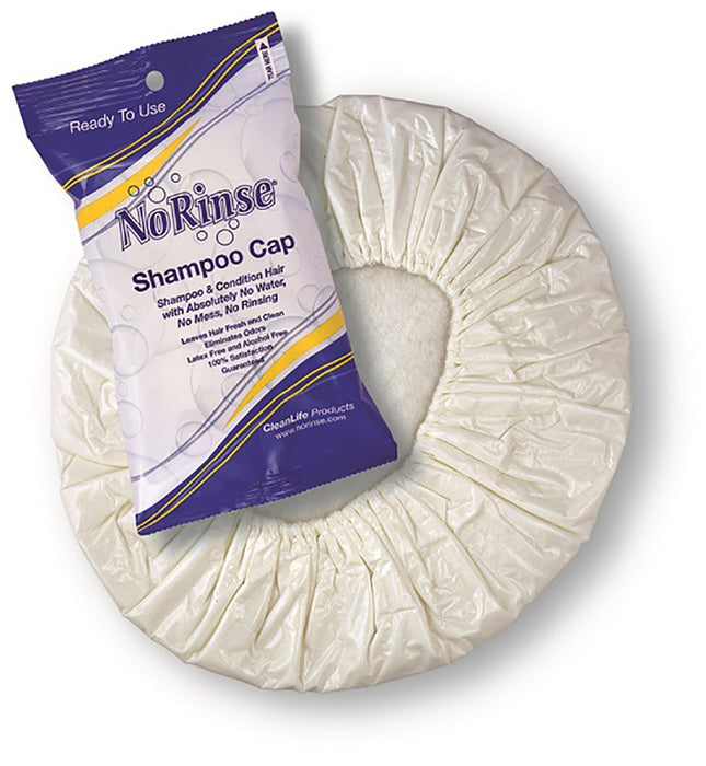 CleanLife Products-02000 Shampoo Cap No Rinse 1 per Pack Individual Packet Scented