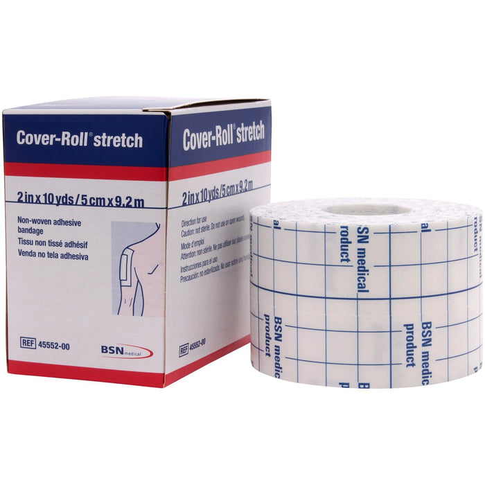 BSN Medical-45552 Dressing Retention Tape with Liner Cover-Roll Stretch Nonwoven Polyester 2 Inch X 10 Yard White NonSterile