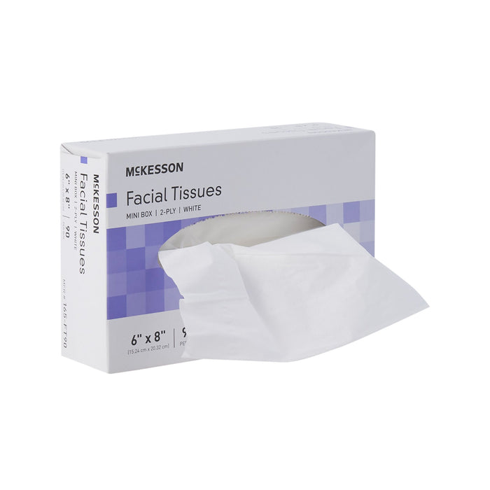 McKesson-165-FT90 Facial Tissue White 6 X 8 Inch 90 Count