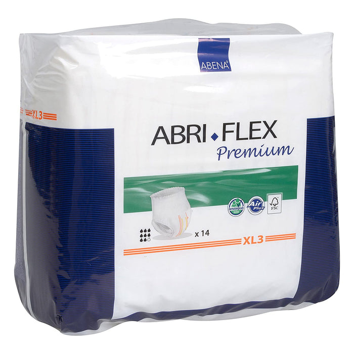 Abena North America-16825 Unisex Adult Absorbent Underwear Abri-Flex Premium XL3 Pull On with Tear Away Seams X-Large Disposable Heavy Absorbency