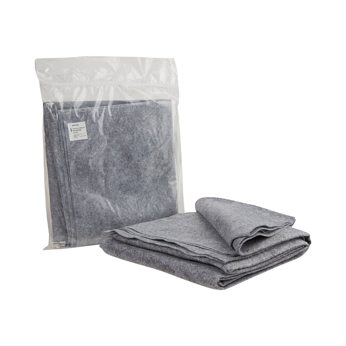 McKesson-16-10224 Stretcher Blanket 40 W X 80 L Inch Polyester 100%