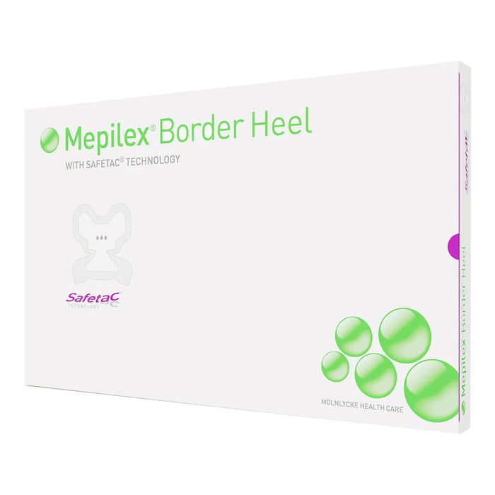 Molnlycke-282790 Foam Dressing Mepilex Border Heel 8-3/5 X 9 Inch Heel Adhesive with Border Sterile