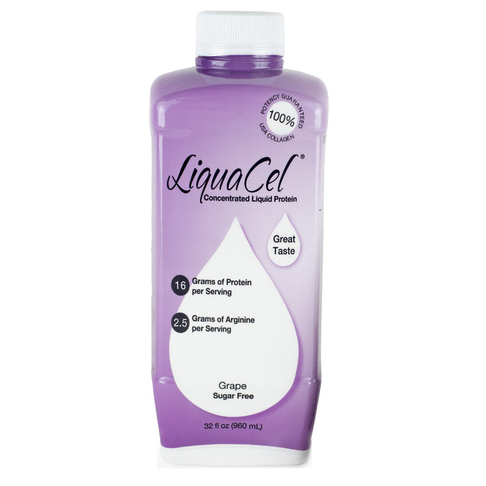 Global Health Products-GH94 Oral Protein Supplement LiquaCel Grape Flavor Ready to Use 32 oz. Bottle
