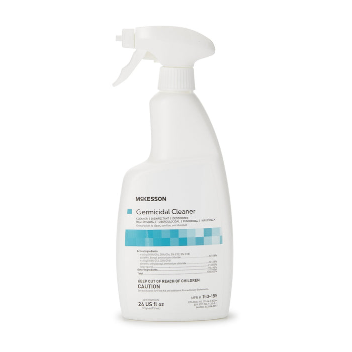 McKesson-153-155 Surface Disinfectant Cleaner Alcohol Based Pump Spray Liquid 24 oz. Bottle Alcohol Scent NonSterile