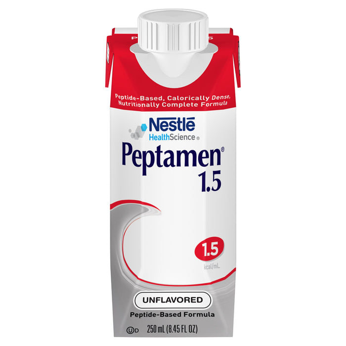 Nestle Healthcare Nutrition-00798716181921 Tube Feeding Formula Peptamen 1.5 8.45 oz. Carton Ready to Use Unflavored Adult