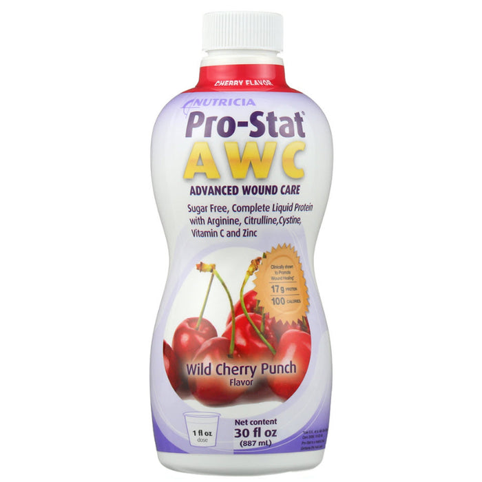 Nutricia North America-78382 Protein Supplement Pro-Stat Sugar Free AWC Wild Cherry Punch Flavor 30 oz. Bottle Ready to Use
