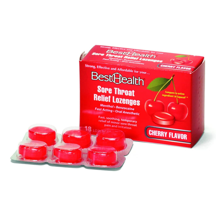 Medique Products-17818 Sore Throat Relief BestHealth Lozenge 18 per Pack