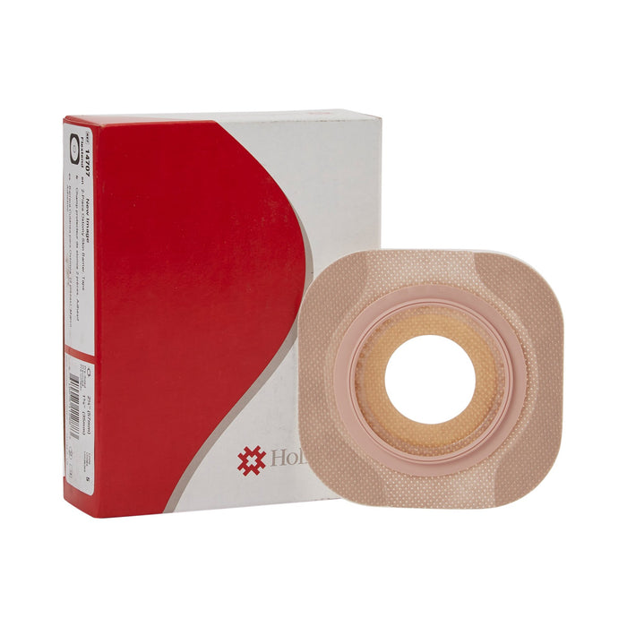 Hollister-14707 Ostomy Barrier New Image Flextend Precut, Extended Wear Adhesive Tape 57 mm Flange Red Code System Hydrocolloid 1-3/8 Inch Opening
