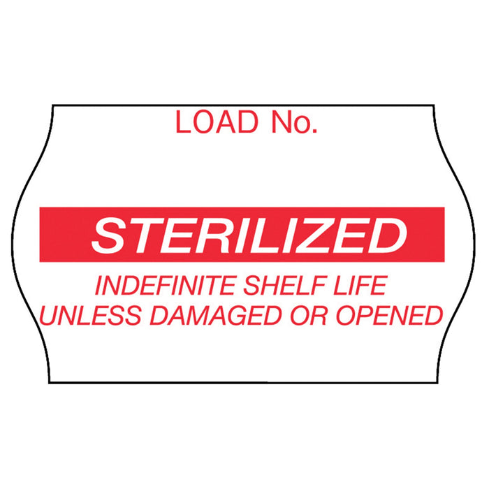 3M-1269R Pre-Printed Label Comply Laboratory Use Red Label Sterilized Red Sterilization Label 5/8 X 1-1/8 Inch
