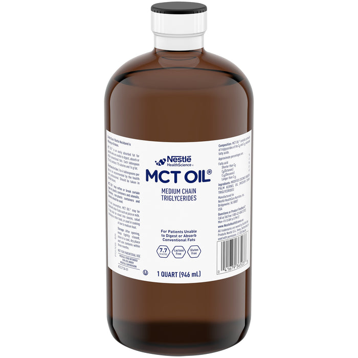 Nestle Healthcare Nutrition-00041679365137 Oral Supplement MCT Oil Unflavored Ready to Use 32 oz. Bottle