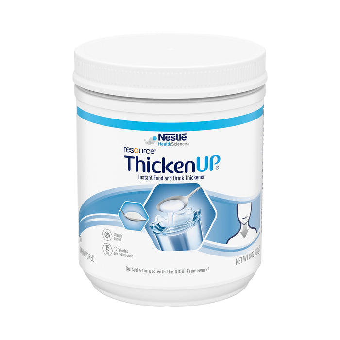 Nestle Healthcare Nutrition-10043900225101 Food and Beverage Thickener Resource Thickenup 8 oz. Canister Unflavored Powder Consistency Varies By Preparation