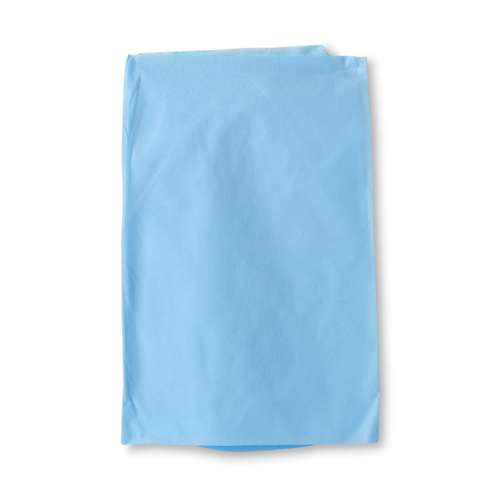 Graham Medical Products-49896 Stretcher Sheet Snug-Fit Fitted Sheet 40 X 89 Inch Blue Nonwoven Fabric Disposable