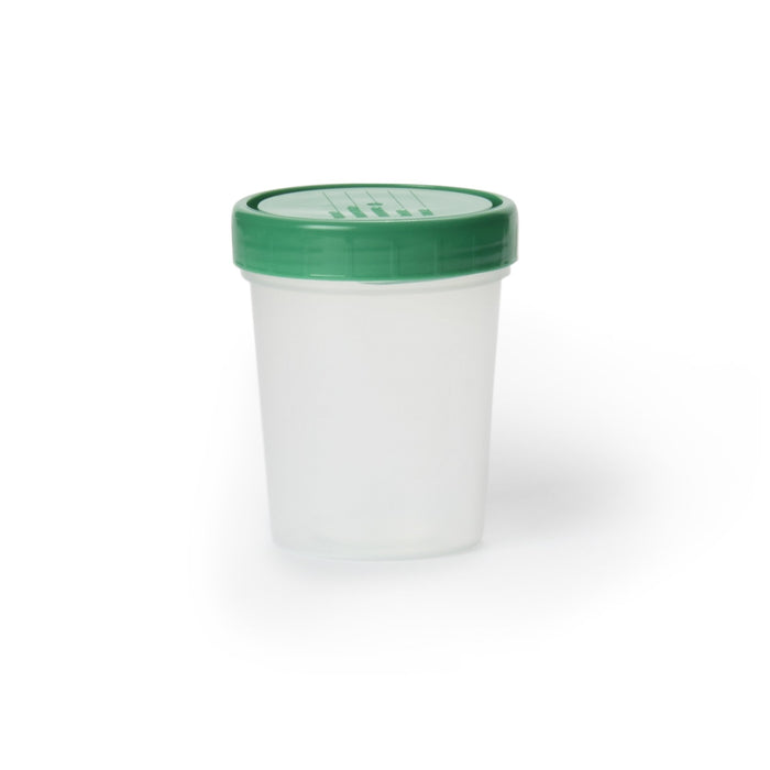 Amsino International-AS343 Specimen Container AMSure 120 mL (4 oz.) Screw Cap Unprinted NonSterile