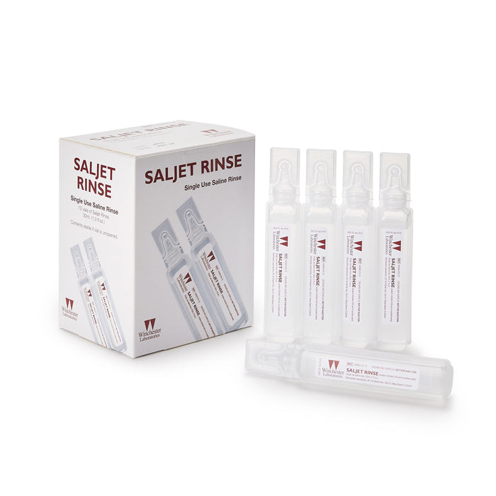 Winchester Laboratories-1-8815100010-7 Saljet Sterile Saline Solution Sodium Chloride, Preservative Free 0.9% Solution Unit Dose Vial 30 mL