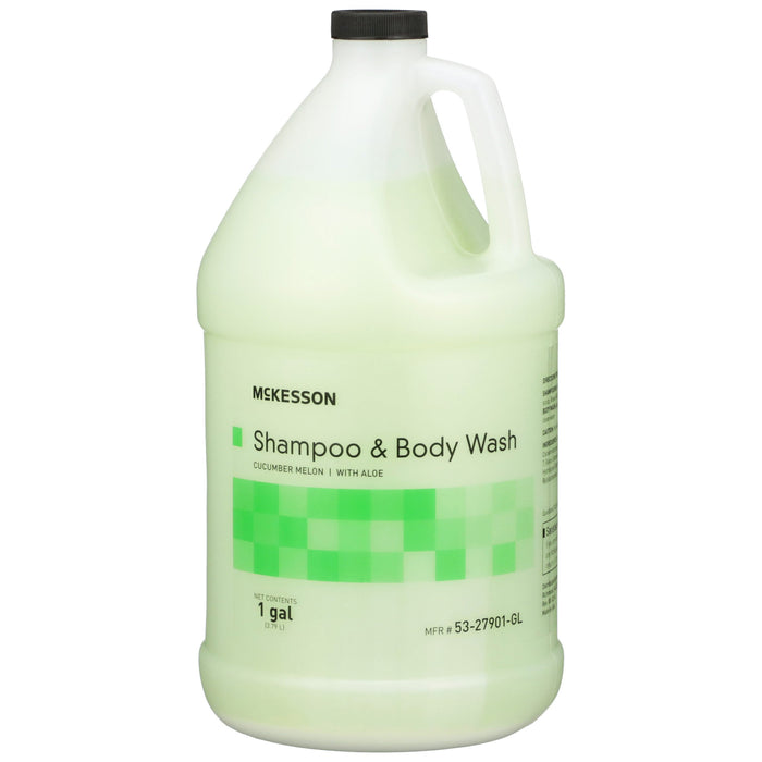 McKesson-53-27901-GL Shampoo and Body Wash 1 gal. Jug Cucumber Melon Scent