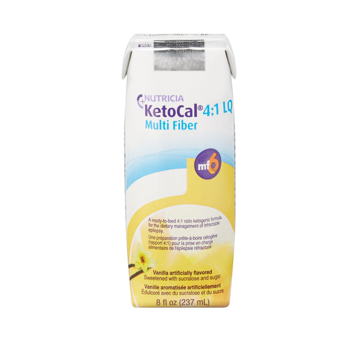 Nutricia North America-113354 Ketogenic Oral Supplement / Tube Feeding Formula KetoCal 4:1 LQ Vanilla Flavor 8 oz. Carton Ready to Use
