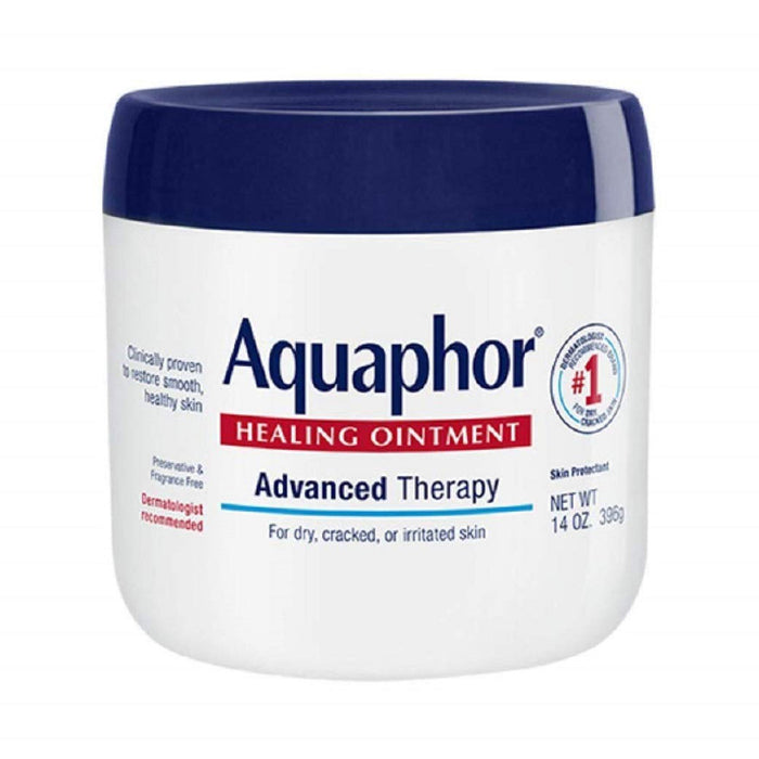 Beiersdorf-01035610113 Hand and Body Moisturizer Aquaphor Advanced Therapy 14 oz. Jar Unscented Ointment
