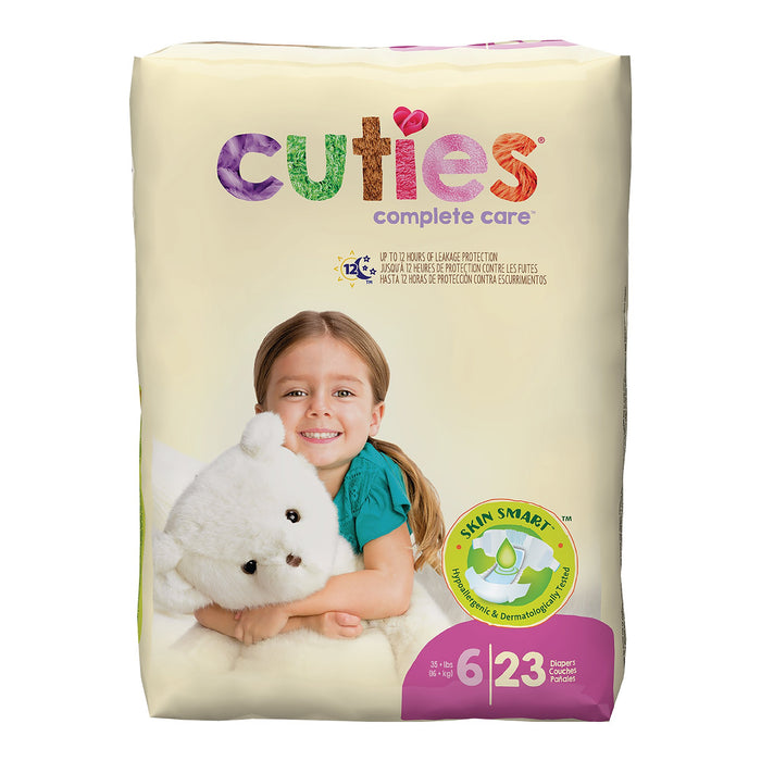First Quality-CR6001 Unisex Baby Diaper Cuties Size 6 Disposable Heavy Absorbency