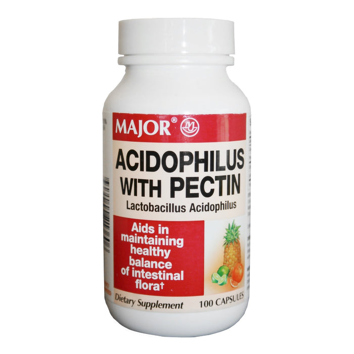 Major Pharmaceuticals-00904421360 Probiotic Dietary Supplement Major 100 per Bottle Capsule