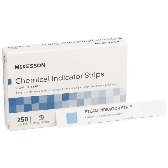 McKesson-73-SIS250 Sterilization Chemical Indicator Strip Steam 4 Inch