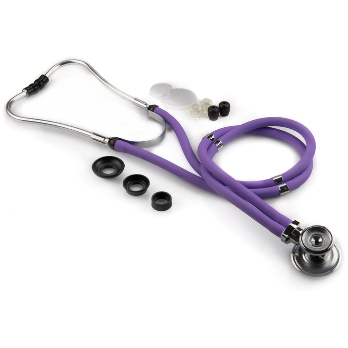 McKesson-01-641LVGM Sprague Stethoscope LUMEON Lavender 2-Tube 22 Inch Tube Double-Sided Chestpiece