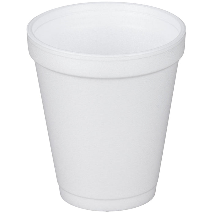 RJ Schinner Co-8J8 Drinking Cup Dart 8 oz. White Styrofoam Disposable