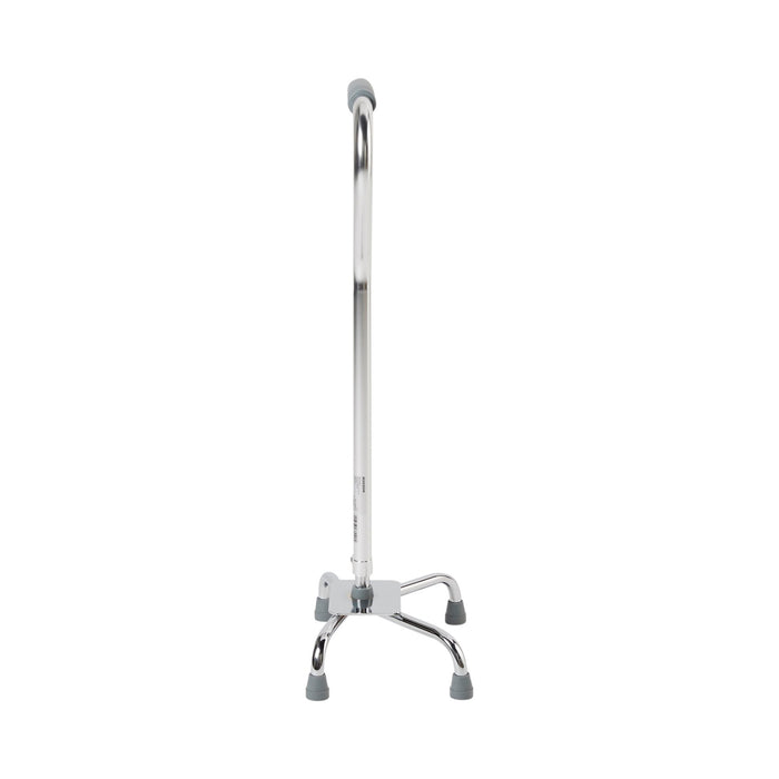 McKesson-146-10300-4 Large Base Quad Cane Steel 29 to 37-1/2 Inch Height Chrome