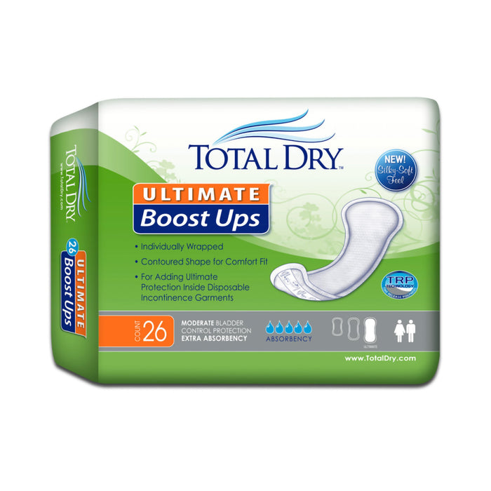 Secure Personal Care Products-SP1599 Incontinence Booster Pad TotalDry Ultimate Boost Ups 16-1/2 Inch Length Moderate Absorbency One Size Fits Most Adult Unisex Disposable