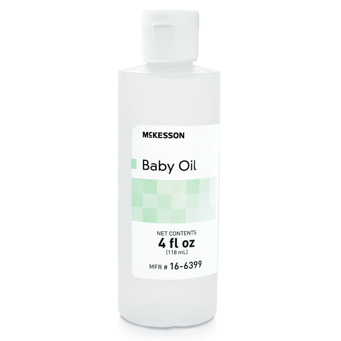McKesson-16-6399 Baby Oil 4 oz. Bottle Scented Oil