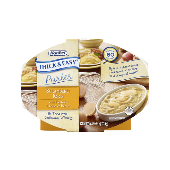 Hormel Food Sales-60740 Puree Thick & Easy Purees 7 oz. Tray Scrambled Eggs / Potatoes Flavor Ready to Use Puree Consistency