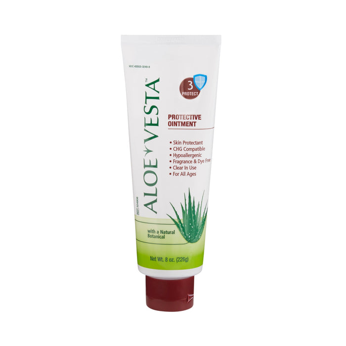 Medline-324908 Skin Protectant Aloe Vesta 8 oz. Tube Unscented Ointment CHG Compatible