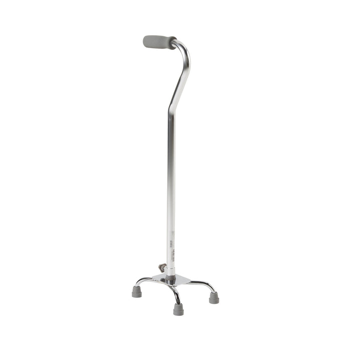 McKesson-146-10301F-4 Small Base Quad Cane Steel 30 to 39 Inch Height Chrome