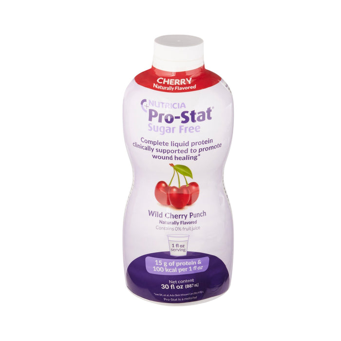 Nutricia North America-78344 Protein Supplement Pro-Stat Sugar-Free Wild Cherry Punch Flavor 30 oz. Bottle Ready to Use