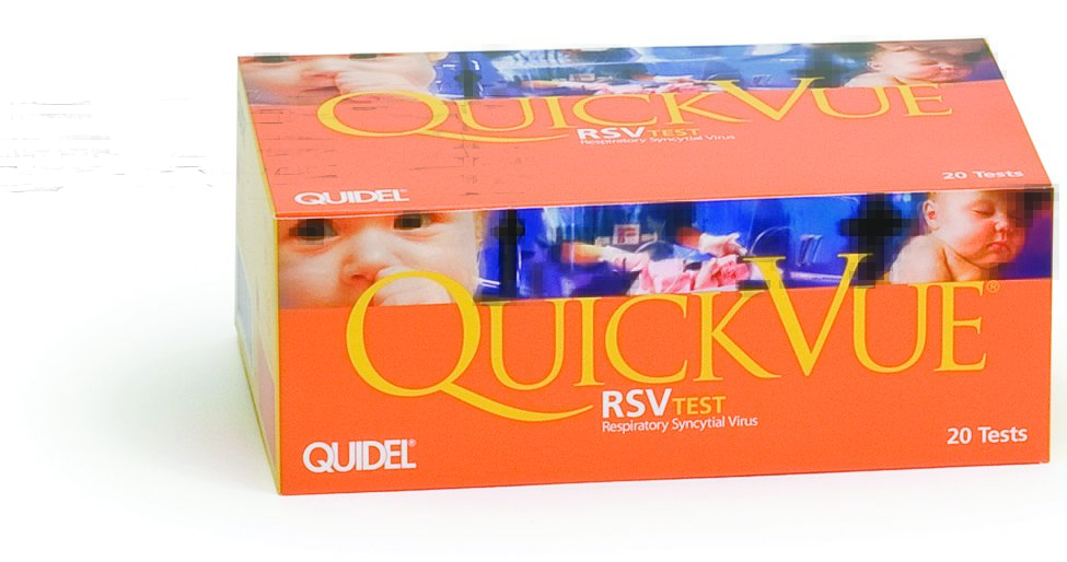 Quidel-20193 Rapid Test Kit QuickVue Infectious Disease Immunoassay Respiratory Syncytial Virus Test (RSV) 20 Tests CLIA Waived