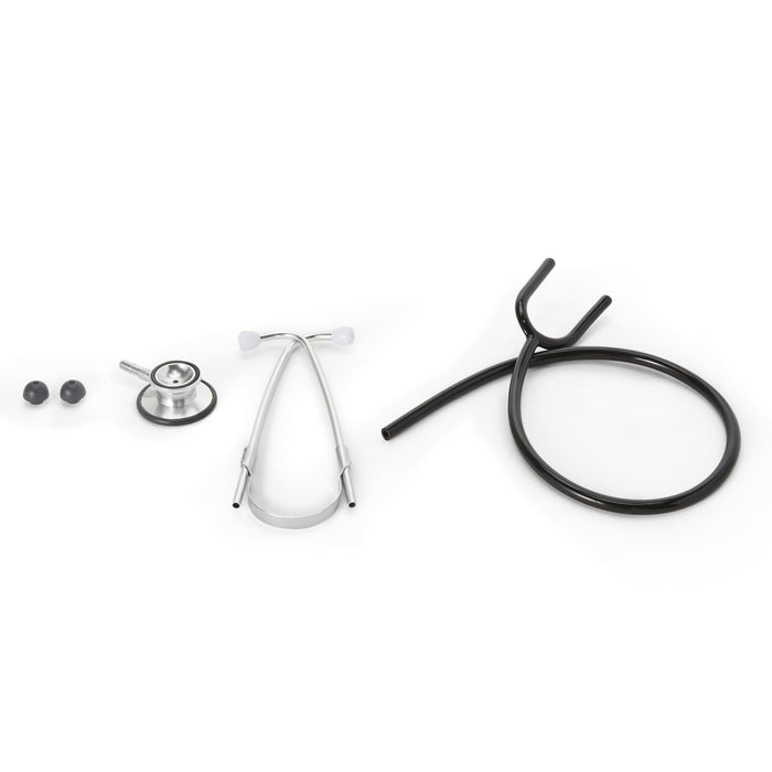 McKesson-01-670BKGM Classic Stethoscope Black 1-Tube 22 Inch Tube Double-Sided Chestpiece