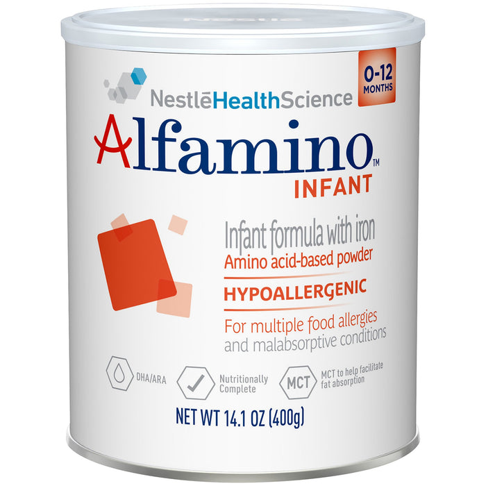 Nestle Healthcare Nutrition-07613034788221 Amino Acid Based Infant Formula with Iron Alfamino 14.1 oz. Can Powder