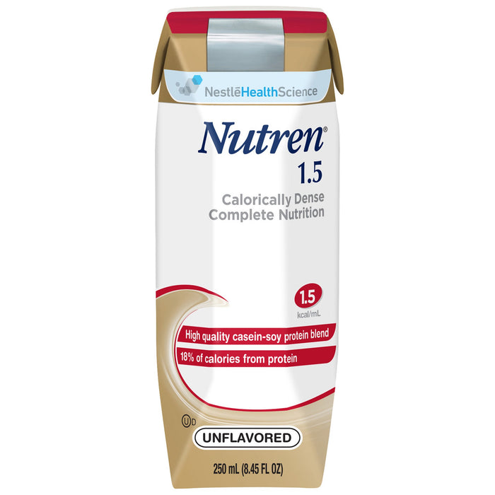 Nestle Healthcare Nutrition-00798716162203 Tube Feeding Formula Nutren 1.5 8.45 oz. Carton Ready to Use Unflavored Adult