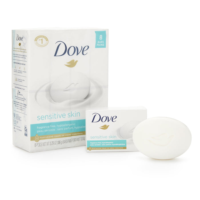 Lagasse-DVOCB613789 Soap Dove Sensitive Skin Bar 4.5 oz. Individually Wrapped Unscented