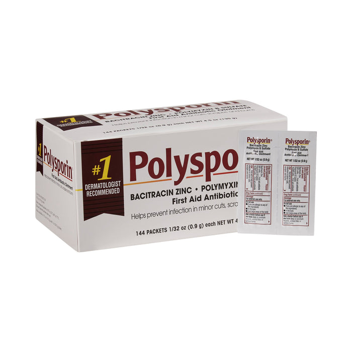 Johnson & Johnson Consumer-10312547238134 First Aid Antibiotic Polysporin Ointment 0.9 Gram Individual Packet