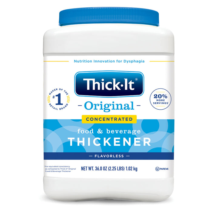 Kent Precision Foods-J587-C6800 Food and Beverage Thickener Thick-It Original Concentrated 36 oz. Canister Unflavored Powder Consistency Varies By Preparation