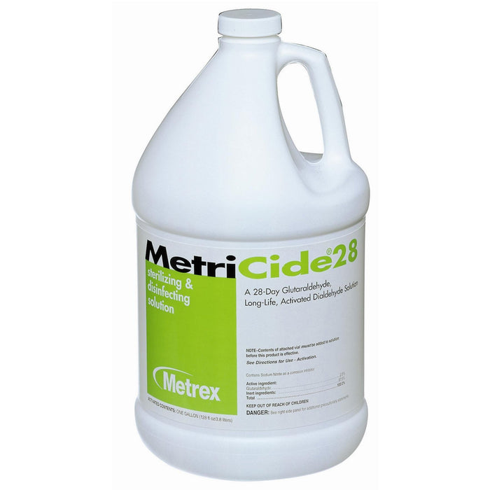 Metrex Research-10-2800 Glutaraldehyde High-Level Disinfectant MetriCide 28 Activation Required Liquid 1 gal. Jug Max 28 Day Reuse