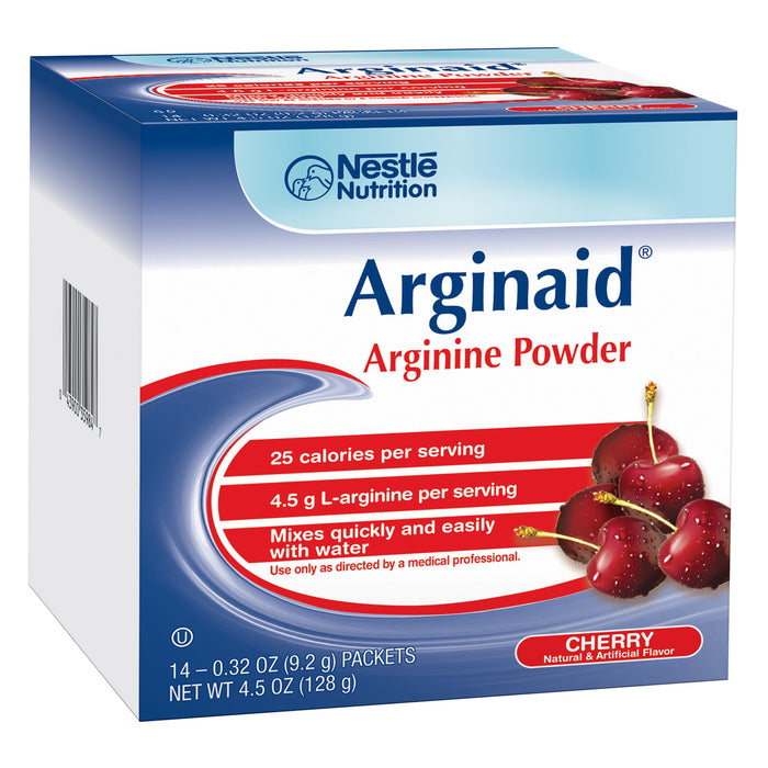 Nestle Healthcare Nutrition-35984000 Arginine Supplement Arginaid Cherry Flavor .32 oz. Individual Packet Powder