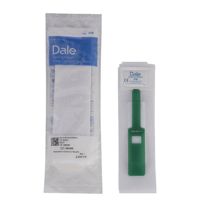 Dale Medical Products-316 Foley Catheter Holder Hold-N-Place 2 Inch Wide, Exclusive Stretch Material, Velcro Fastener