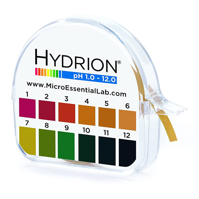 Micro Essentials-50 pH Paper in Dispenser Hydrion 1.0 to 12.0