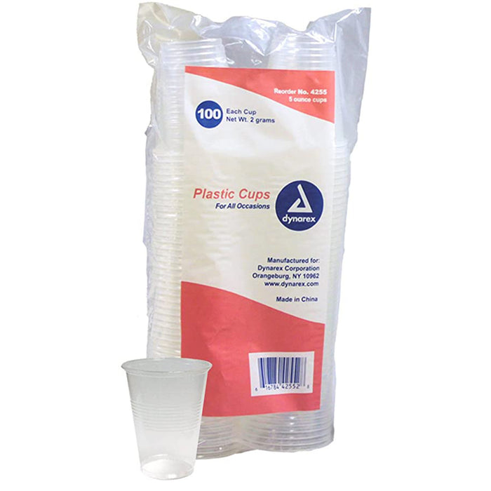 Dynarex-4255 Drinking Cup Dynarex 5 oz. Translucent Plastic Disposable